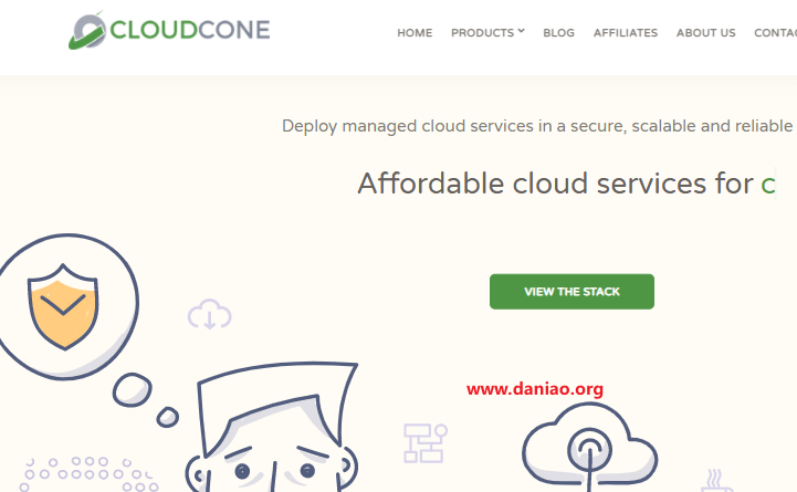 CloudCone，便宜美国VPS，10美元/年，1核/768M内存/5G硬盘/1Gbps@3T